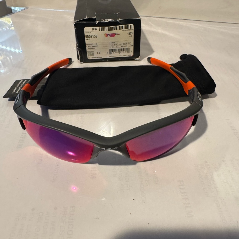 Stylish Orange and Gray Sunglasses